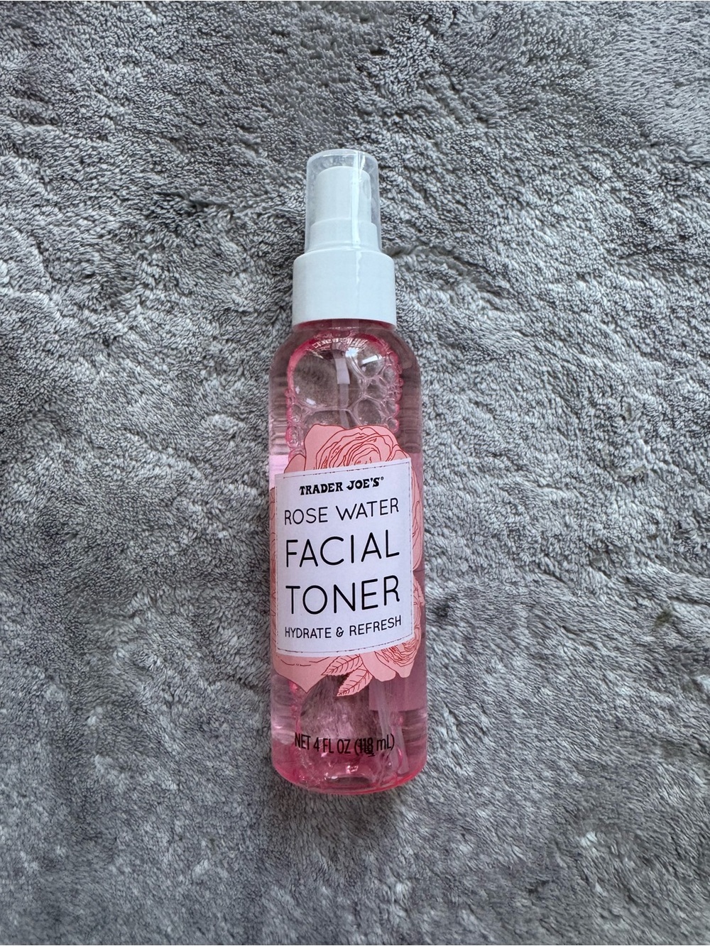 Trader Joe's Rose Water Facial Toner - Pink